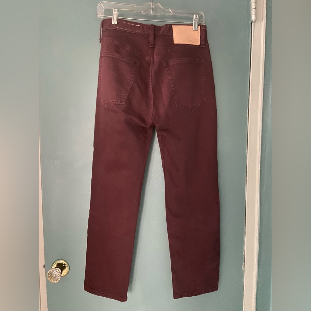 rag & bone Maya High rise Ankle Slim Straight Leg Jeans sz 27 - Picture 6 of 13